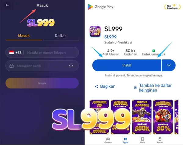 SL999 Bonus Member Baru 100%
